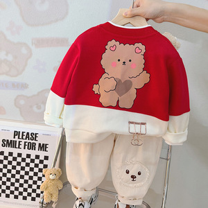 2025 printemps Version coréenne bébé garçon trois pièces nouveau populaire à manches longues Cardigan lapin pendentif à la mode Offre Spéciale vêtements - Product Image 4