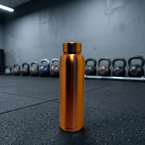 Premium Pure Copper Water Bottle Handcrafted Ayurvedic Seamless Vessel with Leak-Proof Lid for Gym Yoga and Daily Health Support - Product Image 1