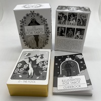 Baraja de Tarot con Bordes Dorados 70*120 al por Mayor con Caja y Libro