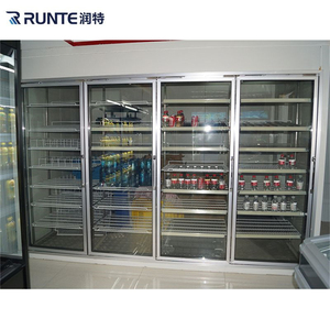 Supermarket Walk-In Cold <b>Storage</b> Room <b>with</b> Transparent Glass <b>Door</b> - Product Image 2