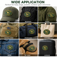 Patch PVC personnalisé en gros, patch logo 2D 3D en caoutchouc souple avec support thermocollant pour vêtements, sacs, chapeaux, casquettes, sacs à dos