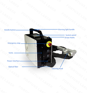 Máquina de Limpieza Láser de Fibra Portátil de 50W 100W 200W, Removedor de Óxido <span class=keywords><strong>y</strong></span> <span class=keywords><strong>Pintura</strong></span> para Metal <span class=keywords><strong>y</strong></span> Acero Inoxidable - Product Image 6