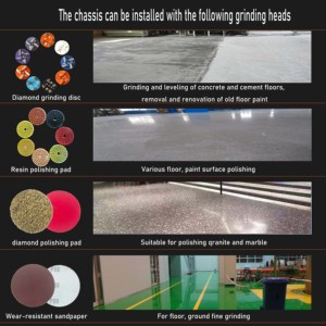 Meuleuses et polisseuses de sol en béton semi-automatiques neuves avec moteur 7,5 kW, haute efficacité, certifiées ISO CE - Product Image 5
