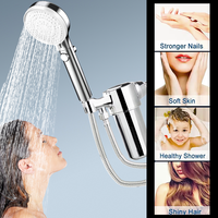 Filtre de douche multi-étapes Hidly moderne et écologique au charbon actif pour éliminer le chlore et le fluorure – Le meilleur filtre pour l'eau de douche