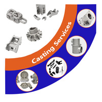Pièces moulées en métal sur mesure de haute précision, pièces moulées en acier inoxydable 304 316, pièces de machine en acier au carbone, services de fonderie de précision
