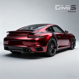 Phim dán xe Inozetek màu đỏ máu kim loại lỏng, sửa chữa tại chỗ, có sẵn màu hồng - Product Image 3