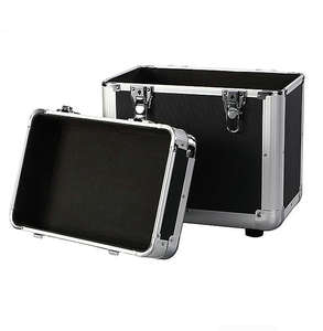 Coffret à vin personnalisé en PU et alliage d'aluminium pour le <span class=keywords><strong>transport</strong></span> en voiture, taille personnalisée et mousse pré-découpée, rangement et coffrets à outils - Product Image 6