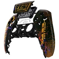 Étui pour manette PS5 - EXtremeRate Finition brillante Coque personnalisée DIY, Protection du pavé tactile