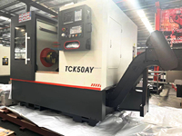 Centre de tournage CNC à lit incliné 3 axes pour métaux, modèle TCK50AYx500 GSK, usage intensif, fourni par l'usine chinoise