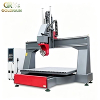 Routeur CNC automatique 5 axes avec commande Syntec/DSP et broche ATC pour la sculpture sur bois et la fraisage