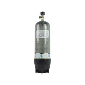 Bình khí nén cao áp <span class=keywords><strong>3L</strong></span> 6.8L 9L 12L 4500psi 30mpa 300bar, bình khí carbon fiber, bình lặn - Product Image 6