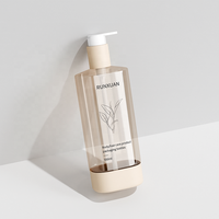 Bouteille pompe vide en plastique PET pour gel douche 350 ml, bouteille de gel douche 500 ml, flacons de shampoing et après-shampoing, emballage pour soins de la peau