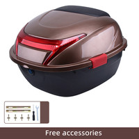 Boîte arrière de moto détachable de grande capacité de haute qualité, accessoires, vente en gros d'usine, boîtes arrière de moto