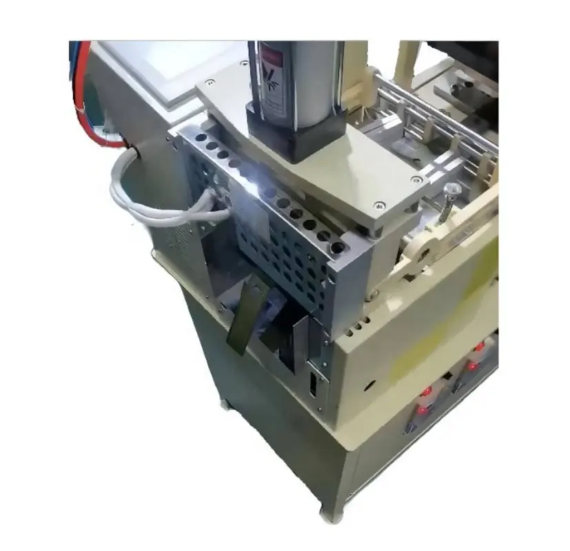 Full Automatic Hot Knife Hot Blade Curtain Webbing Hole Punching Cutting Machinery