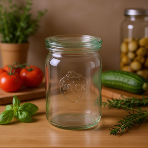 Frasco de vidrio Weck de 12 onzas, contenedor de almacenamiento para conservación y enlatado - Product Image 3