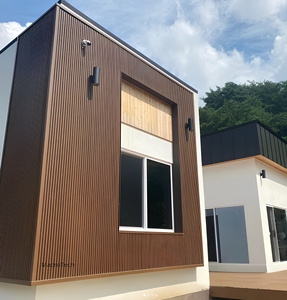 Pannello per Facciata Esterna <span class=keywords><strong>Rivestimento</strong></span> Murale <span class=keywords><strong>Esterno</strong></span> in Composito Legno-Plastica per Edifici Residenziali - Product Image 1