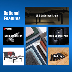 Cama Eléctrica Ajustable Inteligente Multifuncional Rondure ABM3 de Tres Motores con Base Eléctrica Ajustable con Masaje - Product Image 4