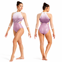 Justaucorps de gymnastique rythmique pour filles et enfants, en tissu premium, confortable, extensible, respirant, pour la compétition, la performance et le quotidien