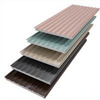 Panneau de bardage extérieur en métal décoratif, ignifuge, imperméable, isolant thermique, pour murs de bâtiments modernes