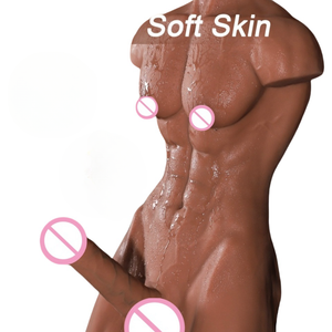 Halber Körper Massiver Torso Muskel-Form Großer <span class=keywords><strong>Sexy</strong></span> Penis Realistischer Dildo Sexspielzeug Unisex Masturbator für Frauen Paare Schwule - Product Image 1