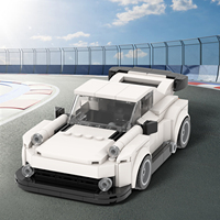 Ensemble de voitures de la série City MOC4110-4121, véhicule utilitaire sport, voiture de course, supercar classique, blocs de construction éducatifs à assembler, jouets pour enfants