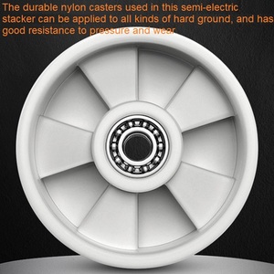 Nhà Máy Bán buôn Walkie <span class=keywords><strong>Stacker</strong></span> xe nâng Giá cửa đôi Khung 1t 1.5t 2t bán điện Pallet <span class=keywords><strong>Stacker</strong></span> - Product Image 6