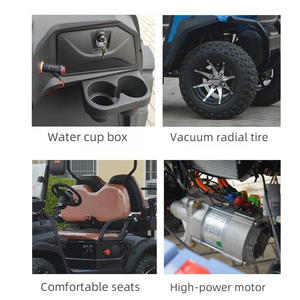 Carrito de Golf Eléctrico de 48V, Vehículo Eléctrico para Visitas Turísticas, Buggy para Inmobiliarias, Hoteles, Recepción, Vehículo <span class=keywords><strong>Todoterreno</strong></span> para Tours, 3-4 Asientos - Product Image 6