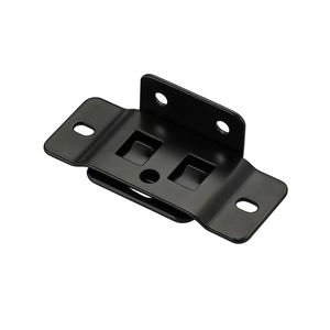 2 In 1 Fixing Clip L Shaped 90 Degree Connector For Furniture Shelves Black White Bracket Hardware Cold Rolled Steel Durable - Product Image 3
