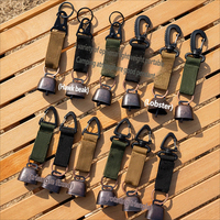 Clochette d'avertissement anti-ours pour l'alpinisme en extérieur, sangle de sac à dos à fixation rapide pour le camping et la randonnée, clochette d'avertissement anti-ours pour l'aventure