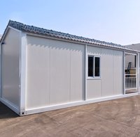 Maison préfabriquée modulaire en acier de luxe détachable de 20 pieds pour villa, magasin de détail, bâtiment