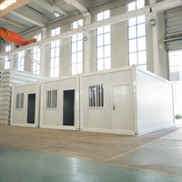 Kits de maisons préfabriquées modulaires modernes de luxe en conteneurs démontables pour bureaux, bâtiments scolaires, cuisines, galvanisés