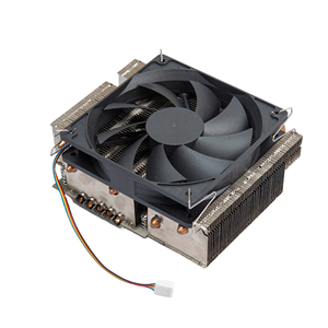 Refroidisseur d'air pour processeur OEM personnalisé à flux supérieur avec caloducs en cuivre et ventilateur PWM |   Conception basée sur des dessins - Product Image 3