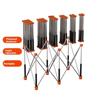 Banco da Lavoro Pieghevole a Gambe di Ragno in Acciaio Inossidabile, Supporto Portatile per Sega, Banco da Lavoro Telescopico Rapido - Product Image 1
