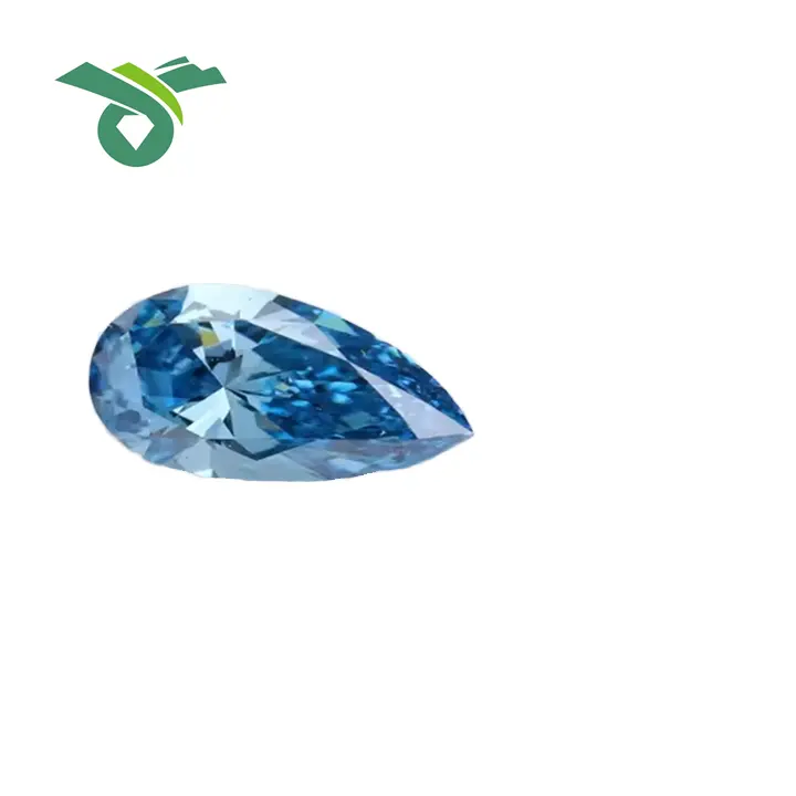 Laboratorium Gekweekte Blauwe Diamanten 0.5-2.5 Karaat Synthetische Blauwe Diamanten Igi Gecertificeerd Vs1 Helderheid Peer Geslepen Uitstekende Geslepen Diamanten