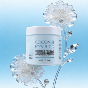 <span class=keywords><strong>Crema</strong></span> <span class=keywords><strong>Corporal</strong></span> Profesional Orgánica para el Cuidado de la Piel, con Miel, Vainilla y Coco, Batida, Aclarante, Hidratante y Nutritiva con Manteca de Karité, 200ml - Product Image 1