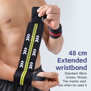 Brazalete Deportivo para Gimnasio, Banda de Soporte para Muñeca de Spandex Flexible y Ajustable para Levantamiento de Pesas, Uso Adulto, con Opción de Logotipo Personalizado - Product Image 2