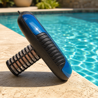 Ioniseur solaire pour piscine, système d'entretien de l'eau flottant carré pour piscines hors sol et enterrées jusqu'à 150 m³