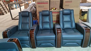 Phong cách Mỹ có thể ngả sofa nhà VIP rạp hát có thể ngả ghế sofa - Product Image 4