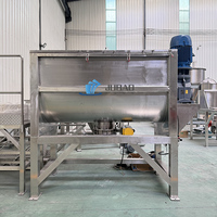 Mélangeur à ruban grande capacité en acier inoxydable pour poudre métallique