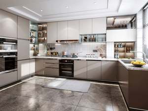 Muebles de Cocina Alemanes Contemporáneos, Gabinetes Europeos para Baño y Cocina para Mejoras del Hogar - Product Image 3