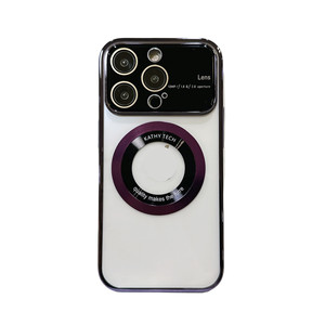 <span class=keywords><strong>2023</strong></span> magnétique TikTop Offre Spéciale grande fenêtre Transparent sans fil charge étui de téléphone pour <span class=keywords><strong>iPhone</strong></span> <span class=keywords><strong>12</strong></span> 13 14 15 acrylique coque de téléphone - Product Image 1