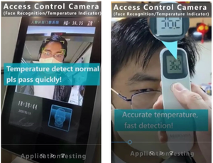 Hitosino Ds K1ta70mi t, Terminal de Reconocimiento Facial con IA de Visión y Detección de Temperatura Humana, Cámara Termográfica Corporal - Product Image 3