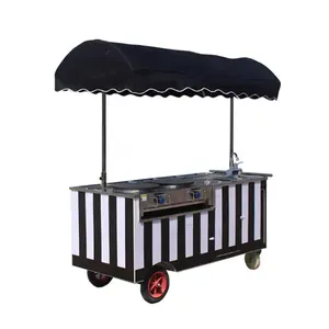 JX-CC180 Australian Designer Crepe Station Cast Ironpos System Food Truck rimorchio in alluminio food