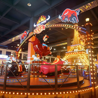 Attraction de parc d'attractions personnalisée : Manège Crazy Bull pour enfants