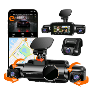 Quảng Cáo 365 4 kênh Dashcam phía trước và phía sau xe máy ảnh wifi xe DVR với CPL GPS tầm nhìn ban đêm xe hộp đen G-Sensor Dash máy ảnh - Product Image 1