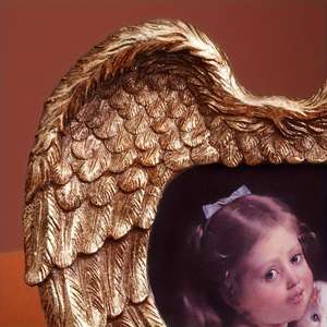 相框聚树脂你的想法心形天使之翼相框4 "X 4" - Product Image 4