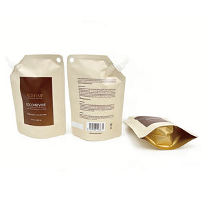 Pochette souple haute qualité avec bec verseur 100ml 500ml, rechargeable, pour liquides cosmétiques et soins <span class=keywords><strong>de</strong></span> la peau - Product Image 6