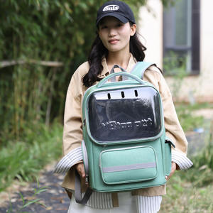 Sac à dos de transport pour animaux de compagnie, design capsule spatiale, tendance, grande capacité, respirant, pliable, pour chiens et chats, très vendu - Product Image 4