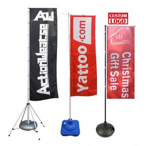 Conception personnalisée Drapeaux publicitaires Bannières publicitaires Bannière extérieure Bannière publicitaire routière Stand - Product Image 1