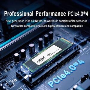 SSD interne Crucial E100 M.2 NVMe PCIe Gen4, jusqu'à 4 700 Mo/s, compatible ordinateur portable et ordinateur de bureau - Product Image 5